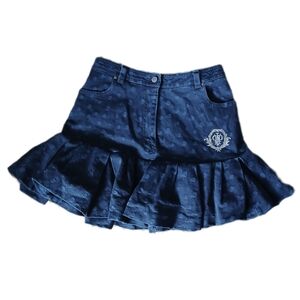 Pinco Pallino Pleated Denim Skirt, Girls 14/16